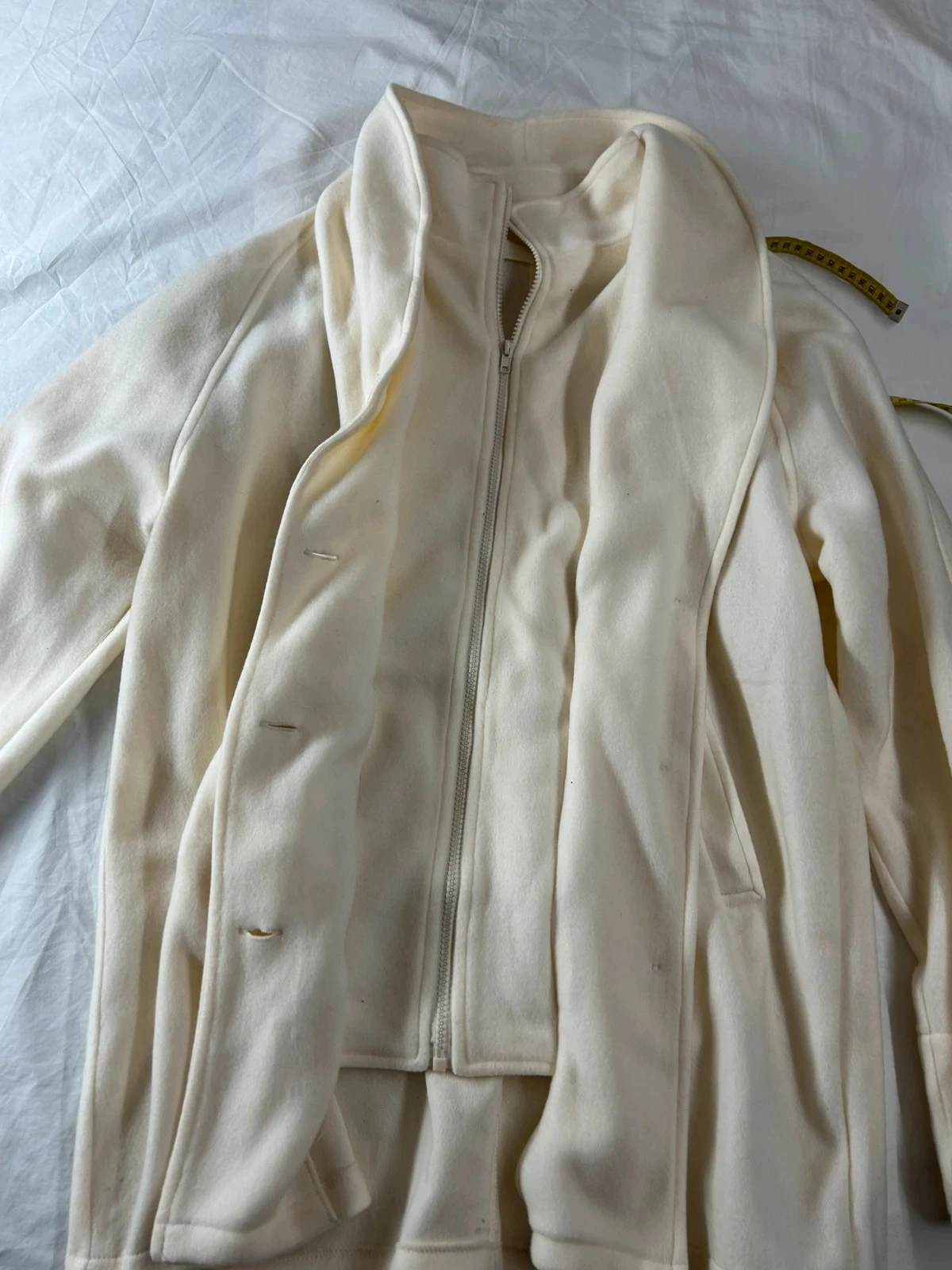 Wit crème Claire Neuville vintage overhemd – photo 5